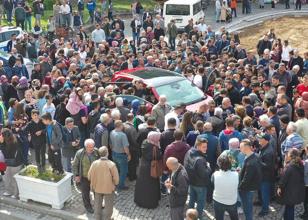 Yerli aracımız TOGG, Bergama’da…
