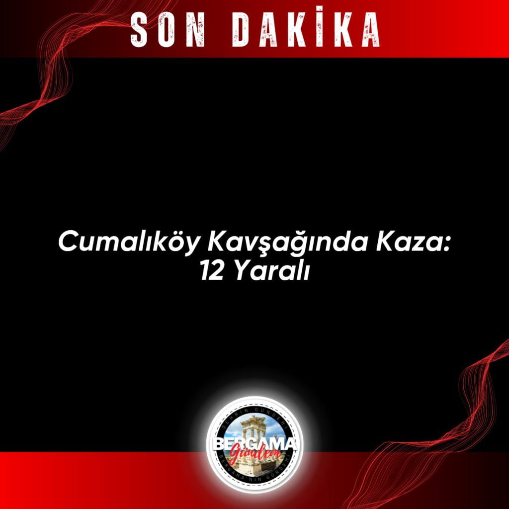 Kınık-Soma arası Cumalıköy kavşağında trafik kazası