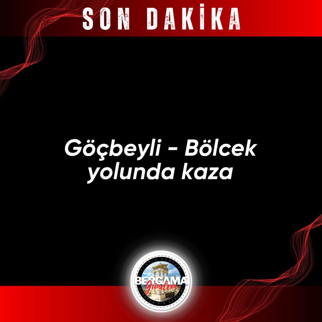 Göçbeyli-Bölcek yolunda kaza