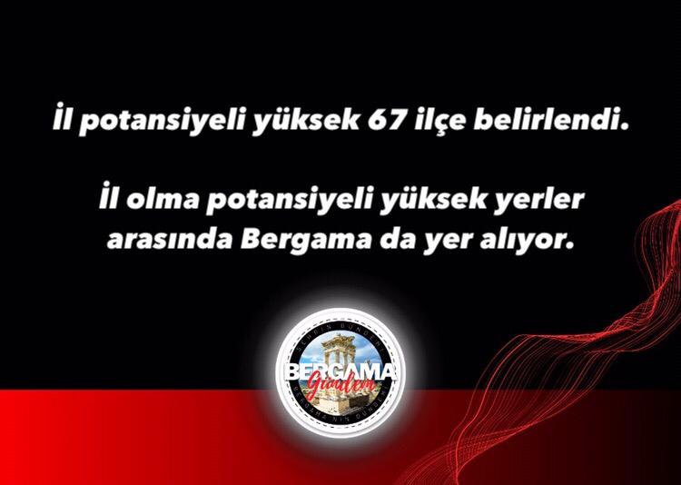 İl potansiyeli yüksek 67 ilçe belirlendi.