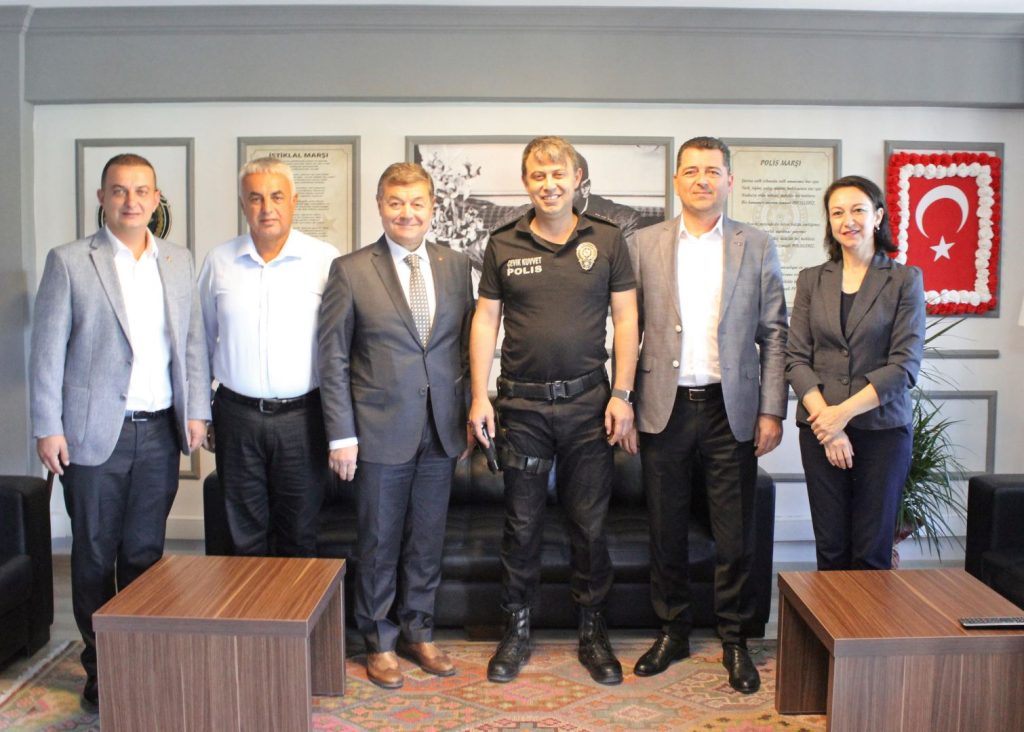 Berto Yönetimi, Başsavcı, Emniyet Müdürü ve Jandarma Komutanı’nı Ziyaret Etti