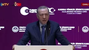 Cumhurbaşkanı Erdoğan: İstanbul Sözleşmesi’nden çekilmemizin olumsuz etkisi olmadı