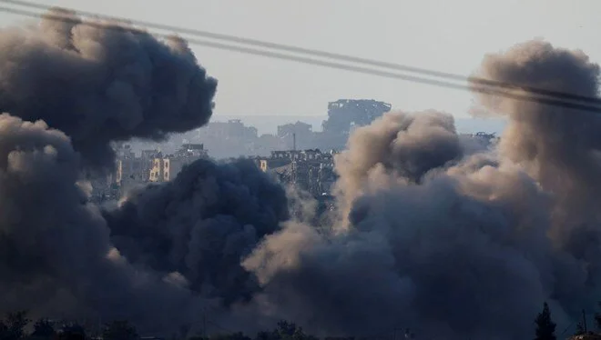 Gazze’de ateşkes başladı: Ateşkes öncesi bombardıman