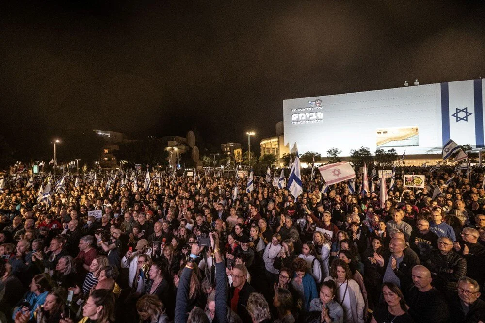 Tel Aviv’de Netanyahu karşıtı gösteri: Erken seçim talebiyle sokağa çıktılar