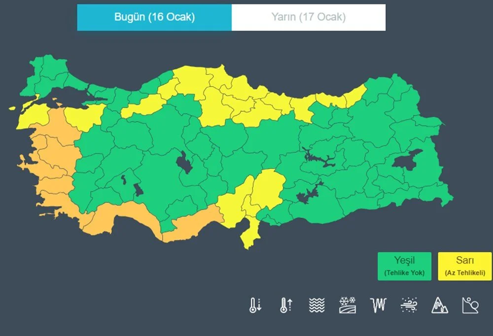 Meteorolojiden 25 il için sel ve su baskını uyarısı (Bugün hava nasıl olacak?)