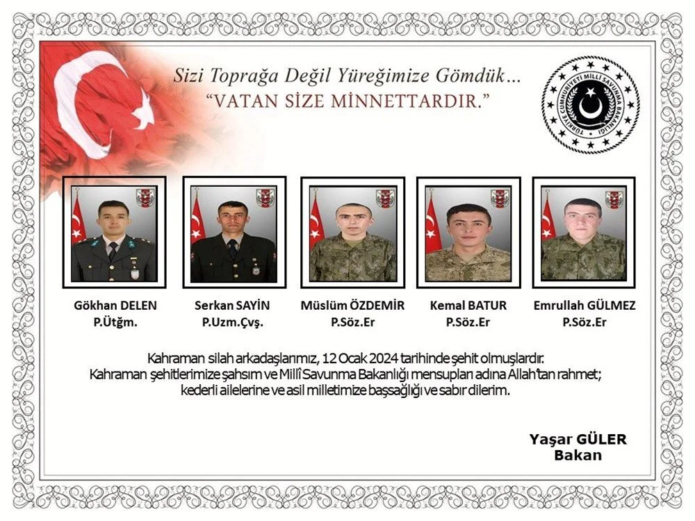 Türkiye şehitlerine ağlıyor: Acı haberler ailelere ulaştı