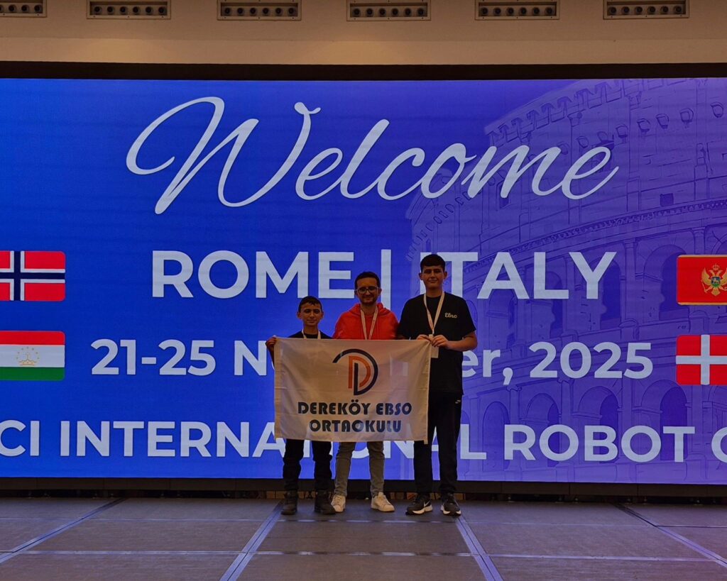Roma’da Çifte Dünya İkinciliği! Dereköy Ortaokulu’ndan Büyük Başarı